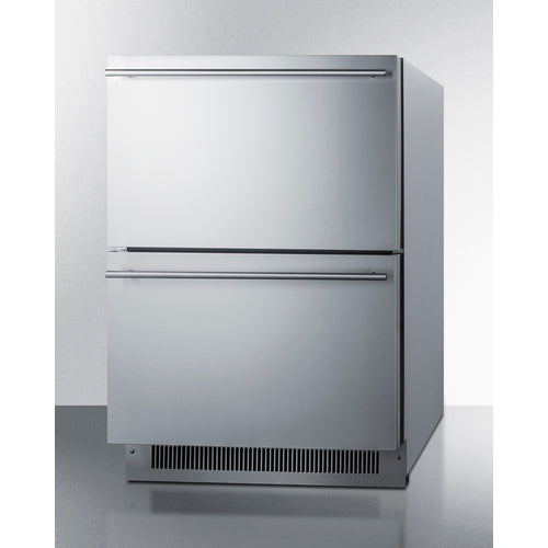 Summit 24" Wide 2-Drawer All-Freezer, ADA Compliant ADFD2D24