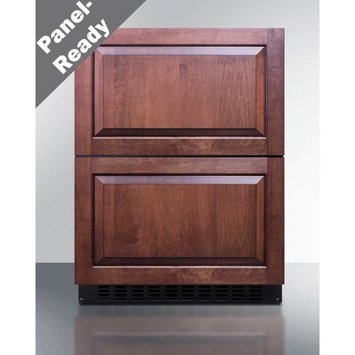 Summit 24" Wide 2-Drawer All-Refrigerator, ADA Compliant (Panels Not Included) ASDR2414PNR