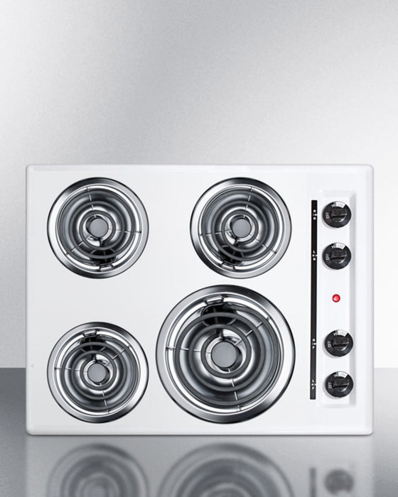 Summit 24" Wide 4-Burner Coil Cooktop WEL03