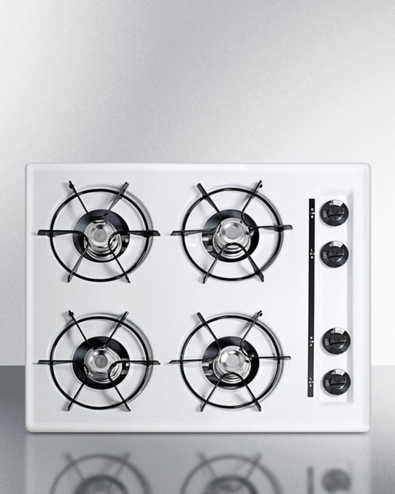 Summit 24" Wide 4-Burner Gas Cooktop WNL033