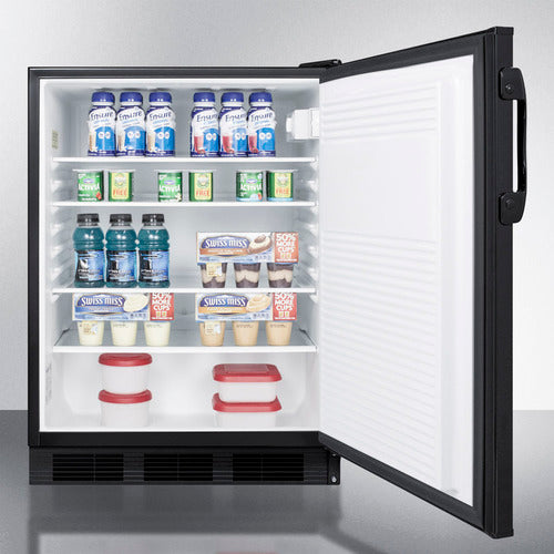 Summit 24" Wide All-Refrigerator, ADA Compliant AL752BK