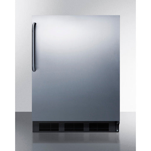 Summit 24" Wide All-Refrigerator, ADA Compliant AL752BKSSTB