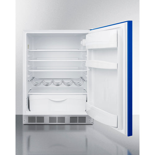 Summit 24" Wide All-Refrigerator, ADA Compliant BAR611WHBADA