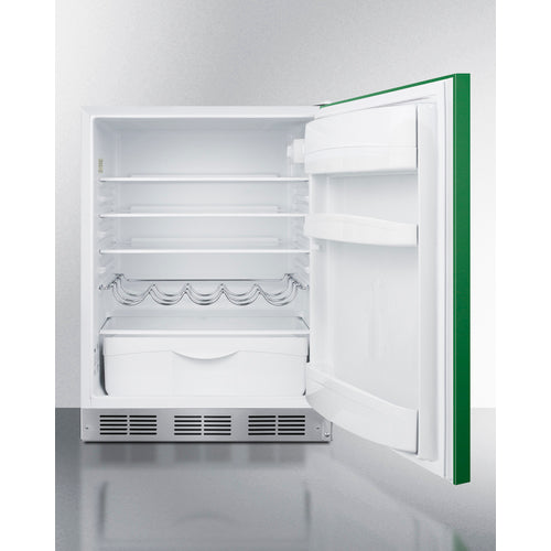 Summit 24" Wide All-Refrigerator, ADA Compliant BAR611WHGADA