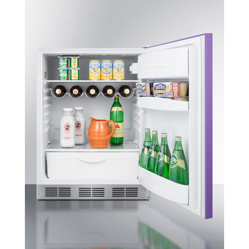 Summit 24" Wide All-Refrigerator, ADA Compliant BAR611WHPADA