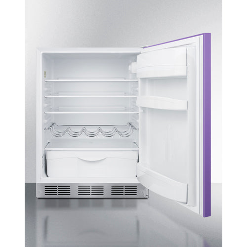 Summit 24" Wide All-Refrigerator, ADA Compliant BAR611WHPADA