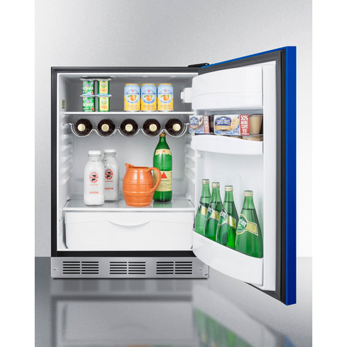 Summit 24" Wide All-Refrigerator, ADA Compliant BAR631BKBADA