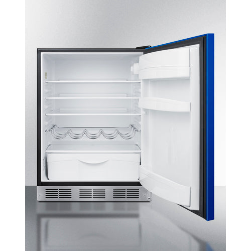 Summit 24" Wide All-Refrigerator, ADA Compliant BAR631BKBADA