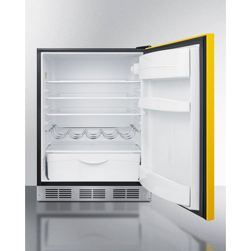 Summit 24" Wide All-Refrigerator, ADA Compliant BAR631BKYADA