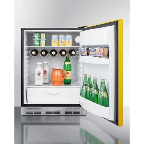 Summit 24" Wide All-Refrigerator, ADA Compliant BAR631BKYADA