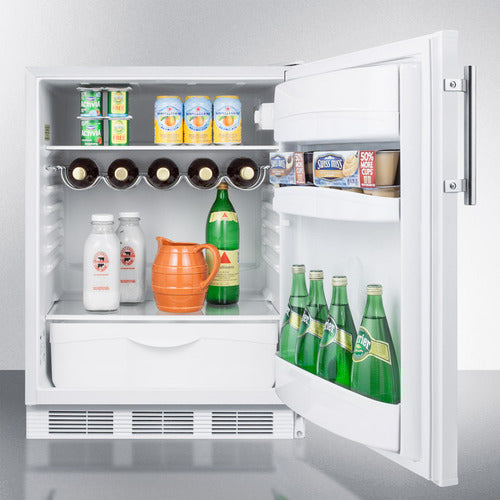 Summit 24" Wide All-Refrigerator, ADA Compliant FF61WADA