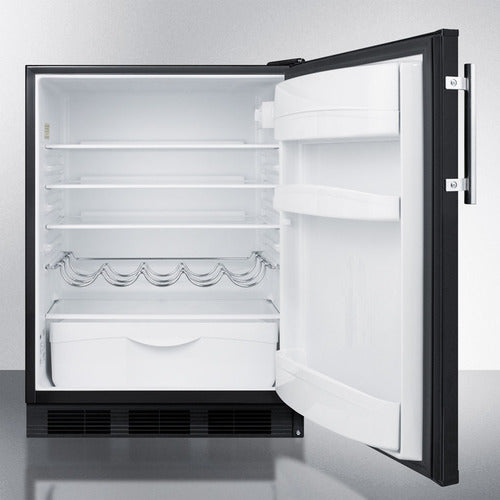 Summit 24" Wide All-Refrigerator, ADA Compliant FF63BKADA