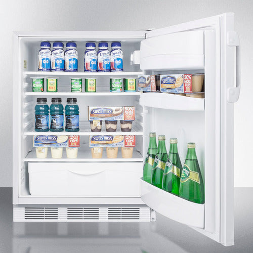 Summit 24" Wide All-Refrigerator, ADA Compliant FF6LWADA