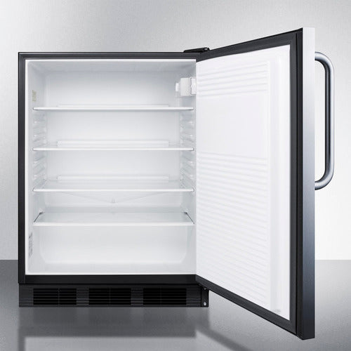 Summit 24" Wide All-Refrigerator, ADA Compliant FF7BKSSTBADA