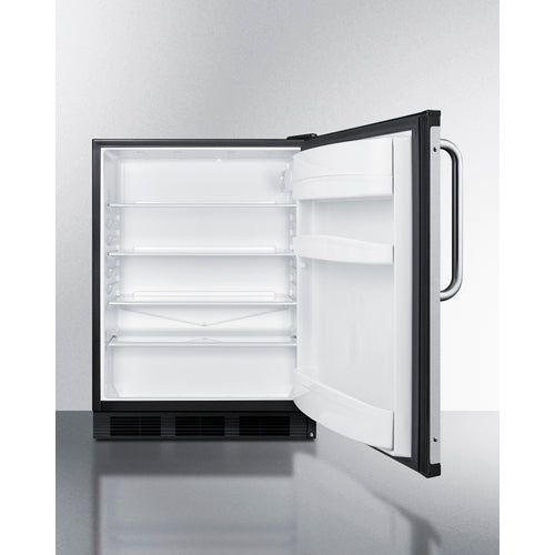 Summit 24" Wide All-Refrigerator, ADA Height FF6BK7BZADA