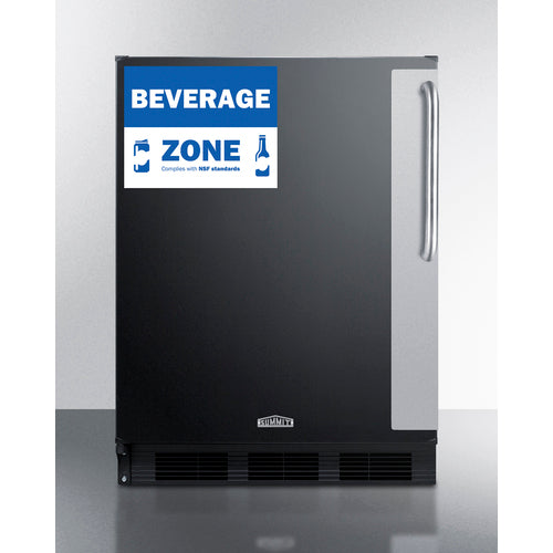 Summit 24" Wide All-Refrigerator, ADA Height FF6BK7BZADALHD