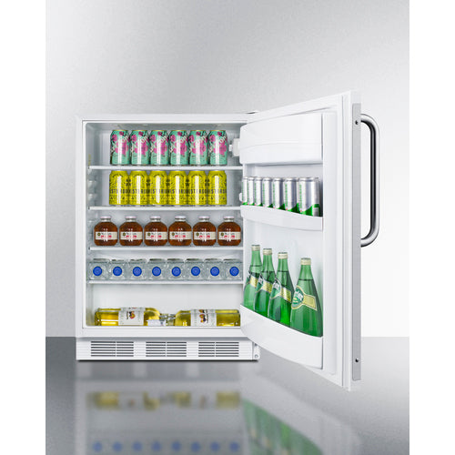 Summit 24" Wide All-Refrigerator, ADA Height FF6W7BZADA