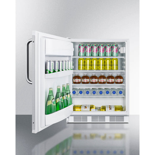 Summit 24" Wide All-Refrigerator, ADA Height FF6W7BZADALHD