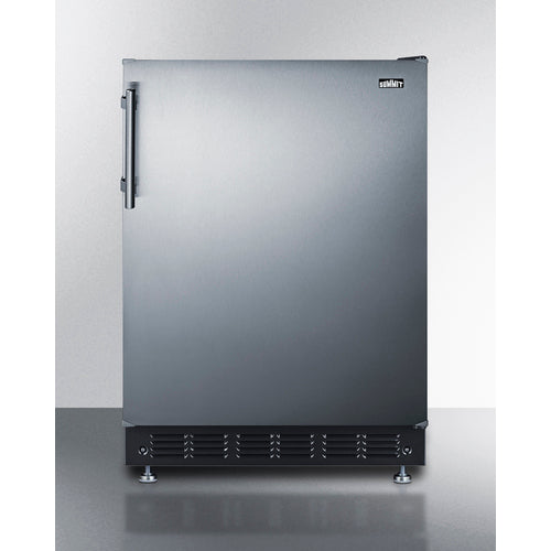 Summit 24" Wide All-Refrigerator FF708BLSSRS