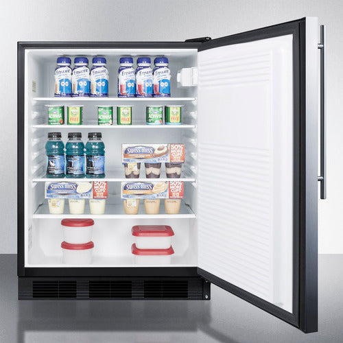 Summit 24" Wide All-Refrigerator FF7BKSSHV