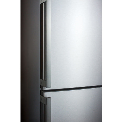 Summit 24" Wide Bottom Freezer Refrigerator With Icemaker FFBF247SSIM