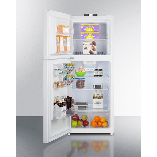 Summit 24" Wide Break Room Refrigerator-Freezer BKRF1088WLHD