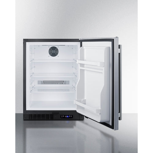 Summit 24" Wide Built-In All-Freezer, ADA Compliant ALFZ51