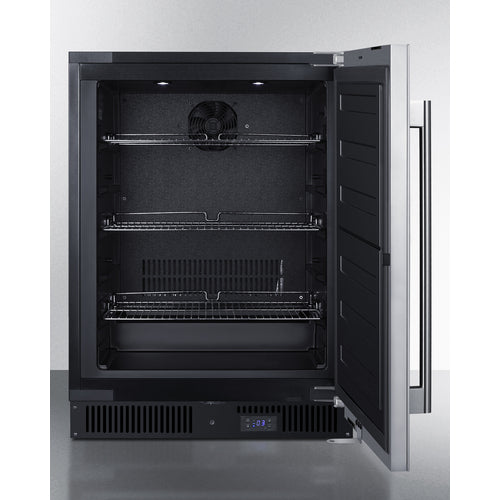 Summit 24" Wide Built-In All-Freezer, ADA Compliant ALFZ53CSS