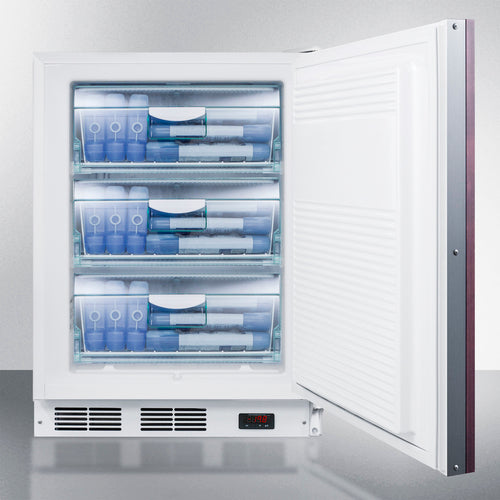 Summit 24" Wide Built-In All-Freezer, ADA Compliant (Panel Not Included) VT65MLBIIFADA