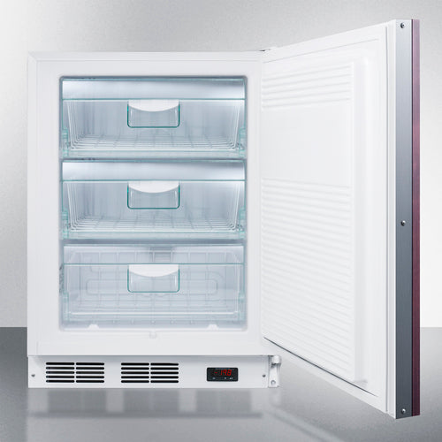 Summit 24" Wide Built-In All-Freezer, ADA Compliant (Panel Not Included) VT65MLBIIFADA