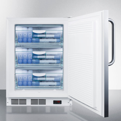 Summit 24" Wide Built-In All-Freezer, ADA Compliant VT65MLCSSADA