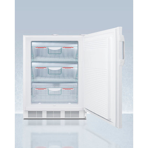 Summit 24" Wide Built-In All-Freezer, Certified to NSF/ANSI 456 Standard for Vaccine Storage, ADA Compliant VT65MLVAC456ADA