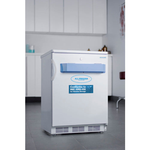 Summit 24" Wide Built-In All-Freezer, Certified to NSF/ANSI 456 Standard for Vaccine Storage VT65MLVAC456