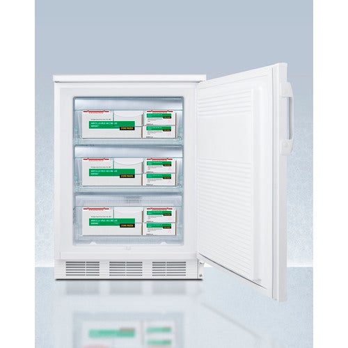 Summit 24" Wide Built-In All-Freezer, Certified to NSF/ANSI 456 Standard for Vaccine Storage VT65MLVAC456