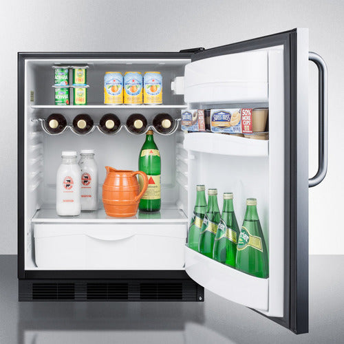 Summit 24" Wide Built-In All-Refrigerator, ADA Compliant FF63BKCSSADA