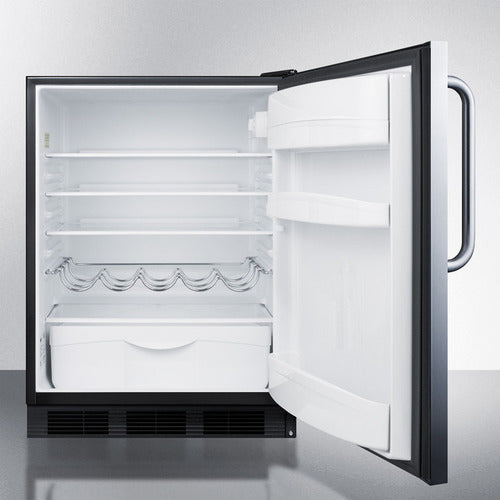 Summit 24" Wide Built-In All-Refrigerator, ADA Compliant FF63BKCSSADA