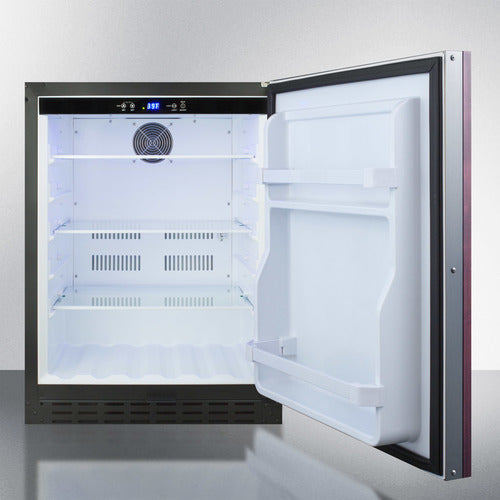 Summit 24" Wide Built-In All-Refrigerator, ADA Compliant (Panel Not Included) AL55IF