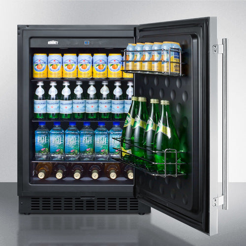 Summit 24" Wide Built-In All-Refrigerator FF64BCSS