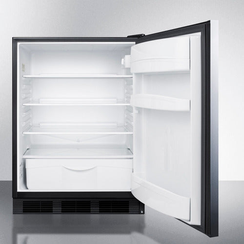 Summit 24" Wide Built-In All-Refrigerator FF6BK7SSHH