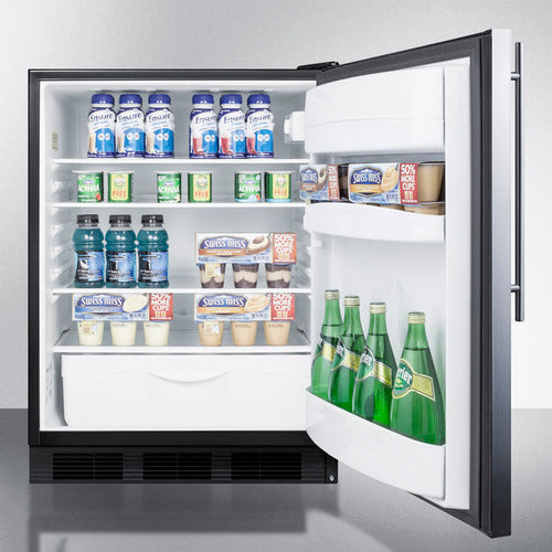 Summit 24" Wide Built-In All-Refrigerator FF6BK7SSHV