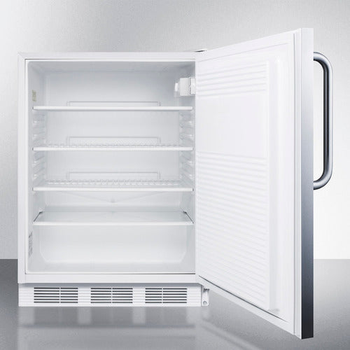 Summit 24" Wide Built-In All-Refrigerator FF7LWCSS