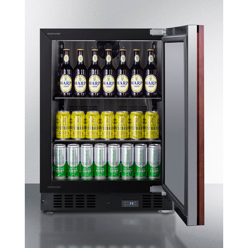 Summit 24" Wide Built-In Beverage Center (Panel Not Included) SCR610BLSDIF