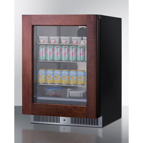 Summit 24" Wide Built-In Beverage Center (Panel Not Included) SDHG2443PNR