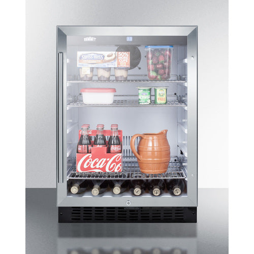 Summit 24" Wide Built-In Beverage Center SCR2464