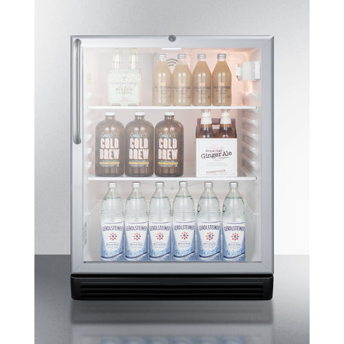 Summit 24" Wide Built-In Beverage Center SCR600BGLCSS