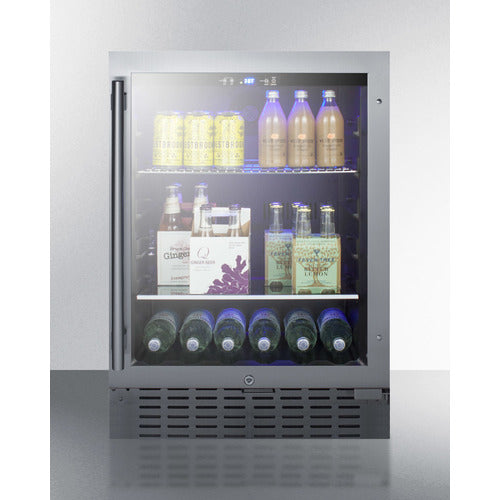 Summit 24" Wide Built-In Beverage Cooler SCR2466B