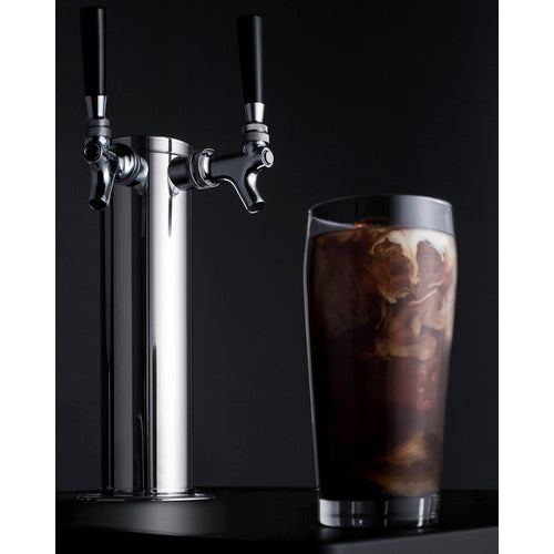 Summit 24" Wide Built-In Cold Brew Coffee Kegerator (Panel Not Included) SBC682PNRCFTWIN