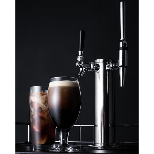 Summit 24" Wide Built-In Cold Brew/Nitro Coffee Kegerator SBC682CMTWIN