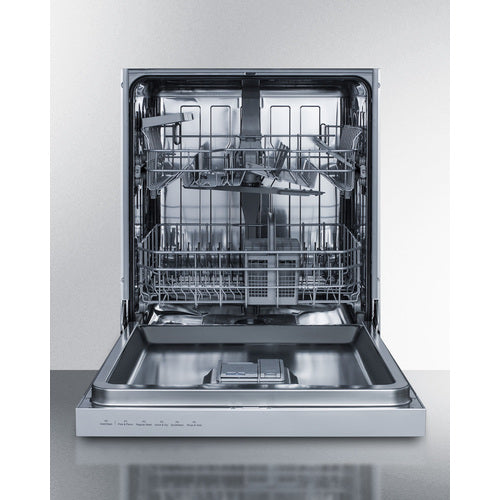 Summit 24" Wide Built-In Dishwasher DW2435SS