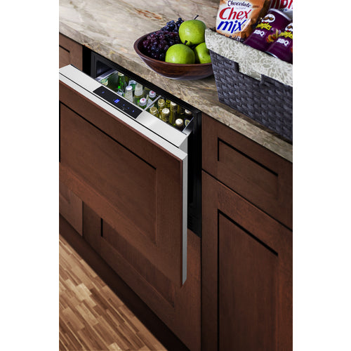 Summit 24" Wide Built-In Drawer Refrigerator FF1DSS24